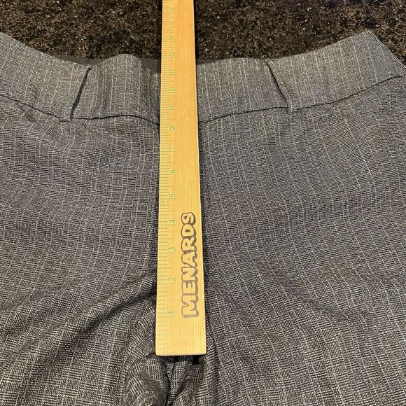 Nine West Pants Womens Sz 14 Gray Black Bootcut Checkered Trousers Dress Pants L - Picture 8 of 16